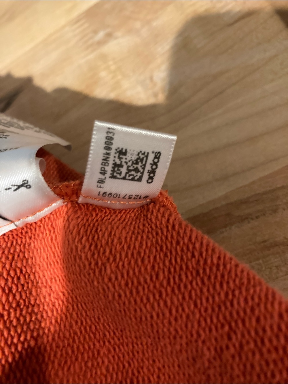 Y-3 Men's Bright Orange Crewneck Sweatshirt - Picture 7 of 8